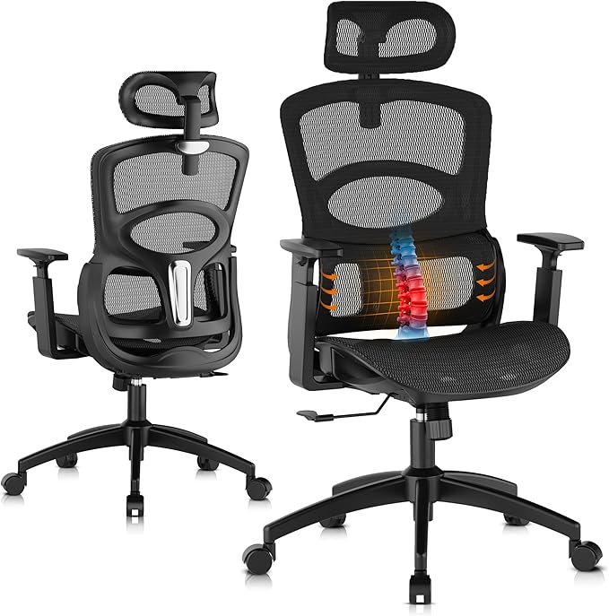 GABRYLLY Ergonomic Office Chair, High-Back Desk Chairs by GABRYLLY