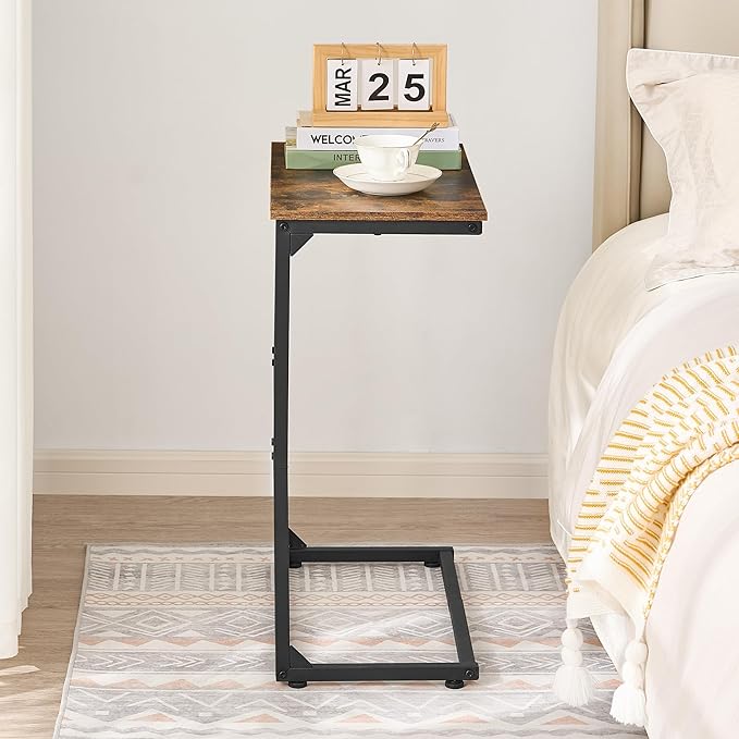 C Shape End Table, Large Surface Couch Table, C Table Sofa Side End Table - Image 4