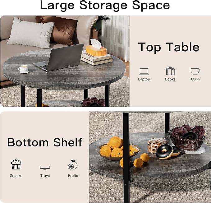 Coffee Table, 2 Tier Coffee Tables - Image 5