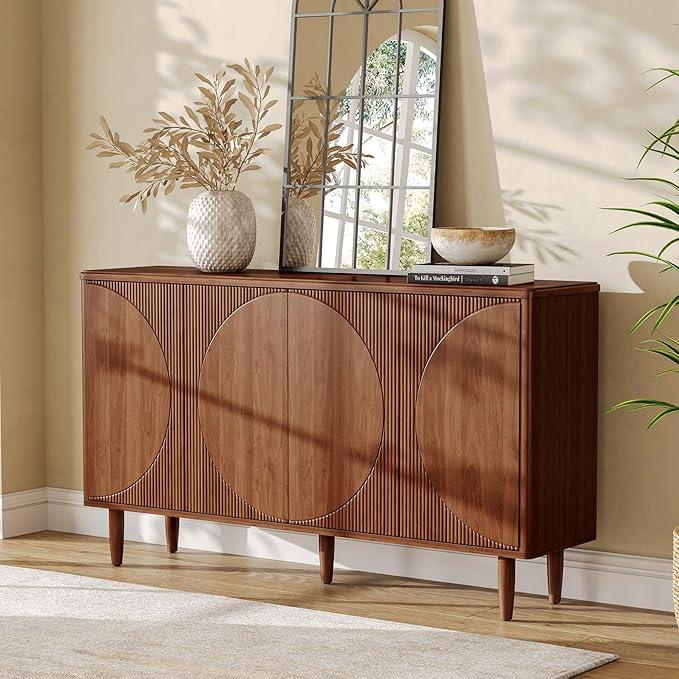 LITTLE TREE 59-Inch Buffet Cabinet Sideboard - Image 2