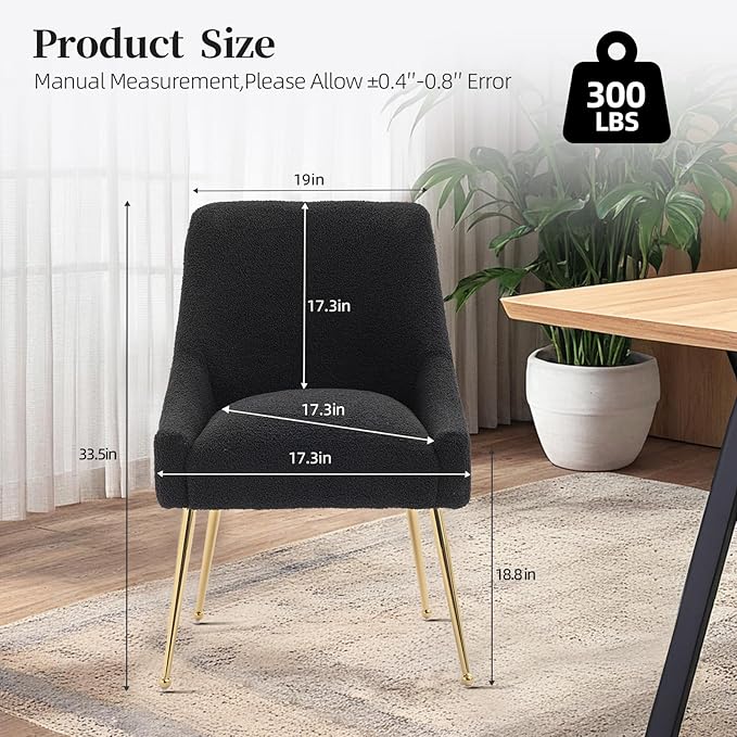 Modern Velvet Dining Chairs Set of 4, Contemporary Upholstered Furniture - Image 3