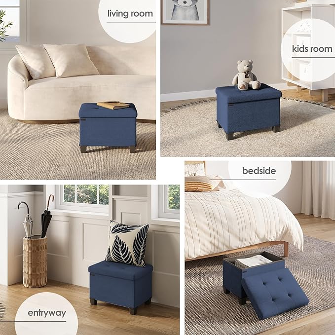 STORAGEBUD Storage Ottoman Cube - Image 4