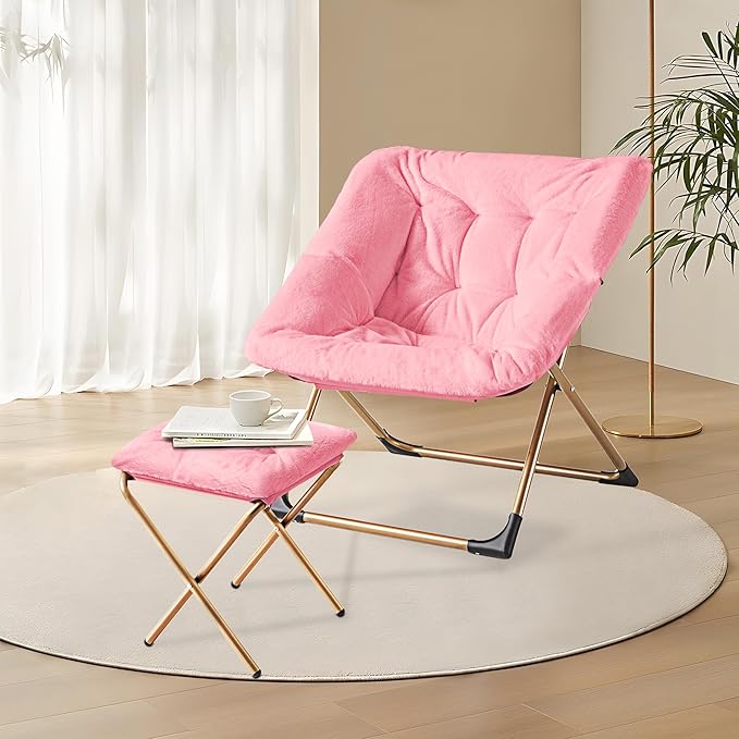 Comfy Oversized Saucer Chair - Image 8