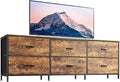 Huuger 63 Inch Long Dresser for Bedroom, Wide TV Stand for 55, 70 Inch TV by Huuger