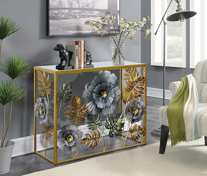 Console Table, Vintage Art Sofa Table - Image 8