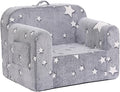 Toddler Chair Plush Kids Couch, Comfy Glow in The Dark Armchair by Givjoy