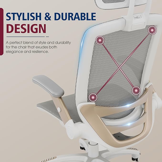 GABRYLLY Ergonomic Office Chair, High Back Home Desk Chair - Image 6