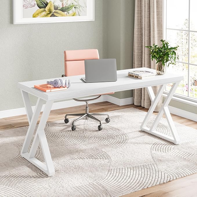 Tribesigns Writing Computer Desk, 55 inch Heavy Duty Study Desk by Tribesigns