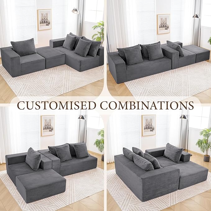 INGEROOM 108" Cloud Sectional Couch - Image 6