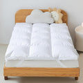 3 Inch White Goose Feather Mattress Topper, Twin Feather Bed Topper, Mattress by LeWinBedding