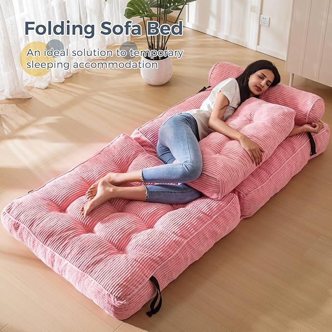MAXYOYO Folding Sofa Bed, Convertible Sleeper Chair - Image 3