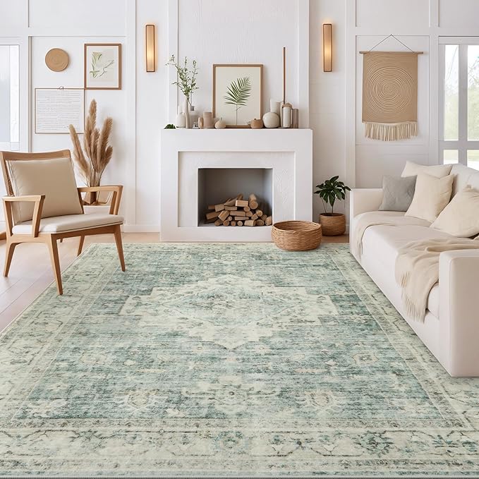 LIVEBOX Washable Area Rug 10x14 Rugs by LIVEBOX