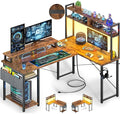 Small L Shaped Gaming Desk by Besiost