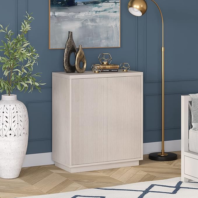 Henn&Hart Alston Accent Cabinet, Alder White - Image 2