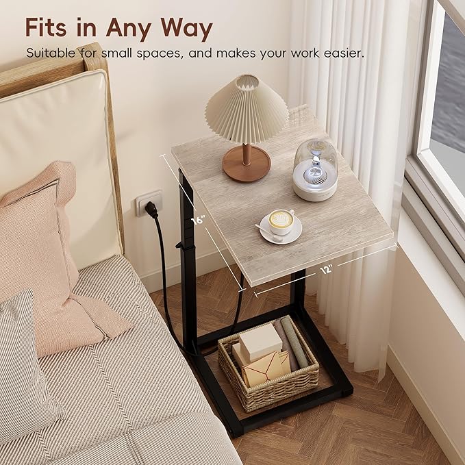 Vagusicc C Shaped End Table - Image 6