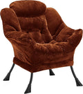 Fabric Lazy Chair for Adults, Oversized Upholstered Sofa Chair, Plush Comfy by Halituny