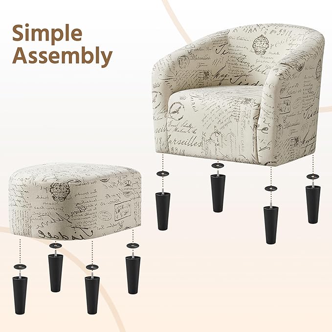 Yaheetech Modren Club Chair - Image 9