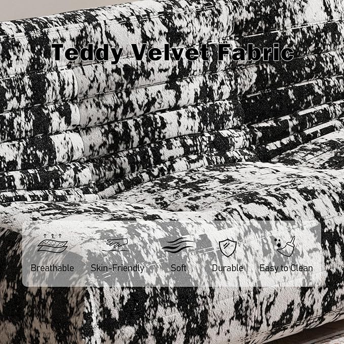 Bean Bag Chair, Loveseat Fireside Chair Bean Bag Sofa Large Bean Bag Chair - Image 6