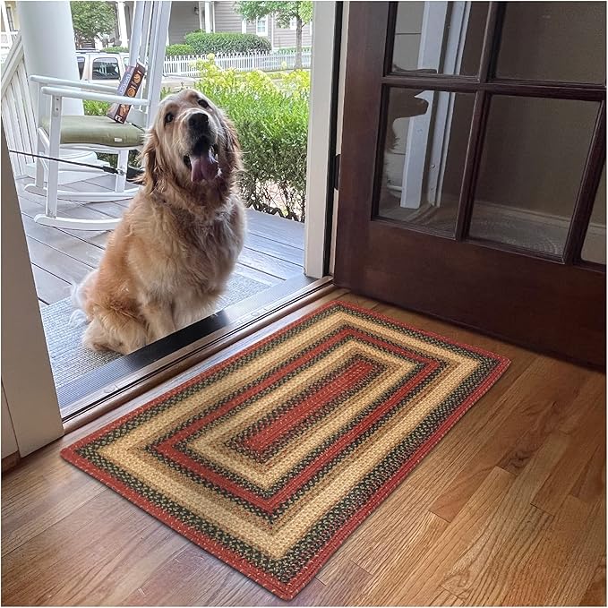 Highland Multi Color Jute Braided Rug Runner, 22x72 Rectangle - Image 9