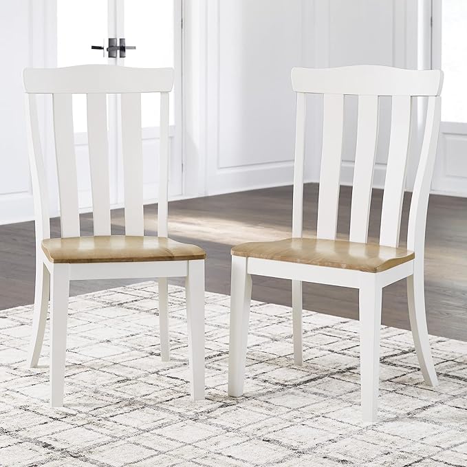 Signature Design by Ashley Ashbryn Farmhouse Armless Dining Chair - Image 2