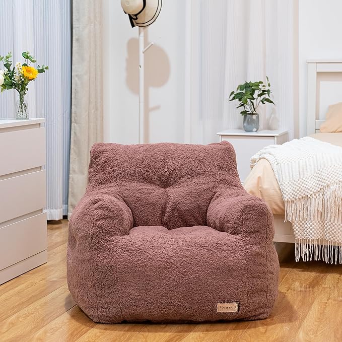 Bean Bag Chair with Filler, Bean Bag Sofa with Tufted Soft Stuffed Filling - Image 9