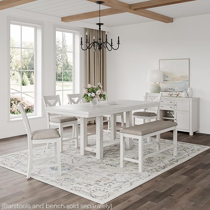 Signature Design by Ashley Robbinsdale Farmhouse Distressed Counter Height - Image 9
