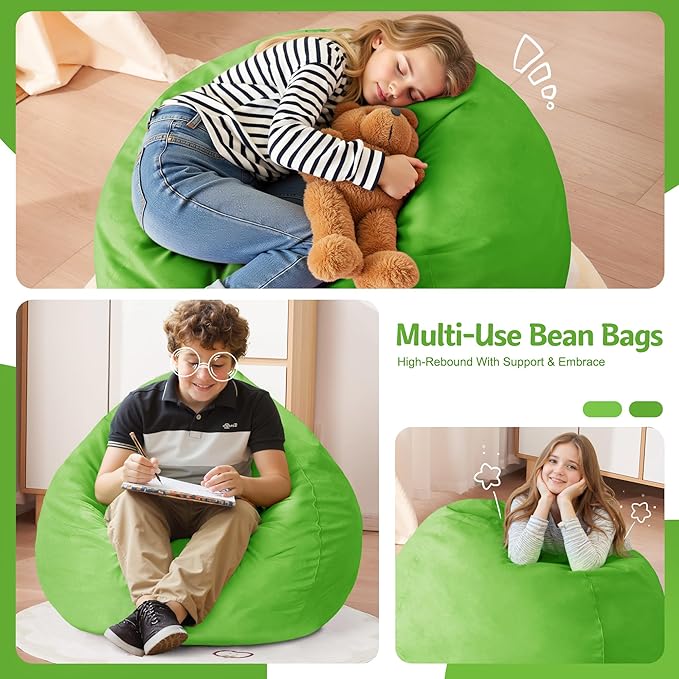 Homguava 2FT Bean Bag Chair: 2' Bean Bags - Image 3