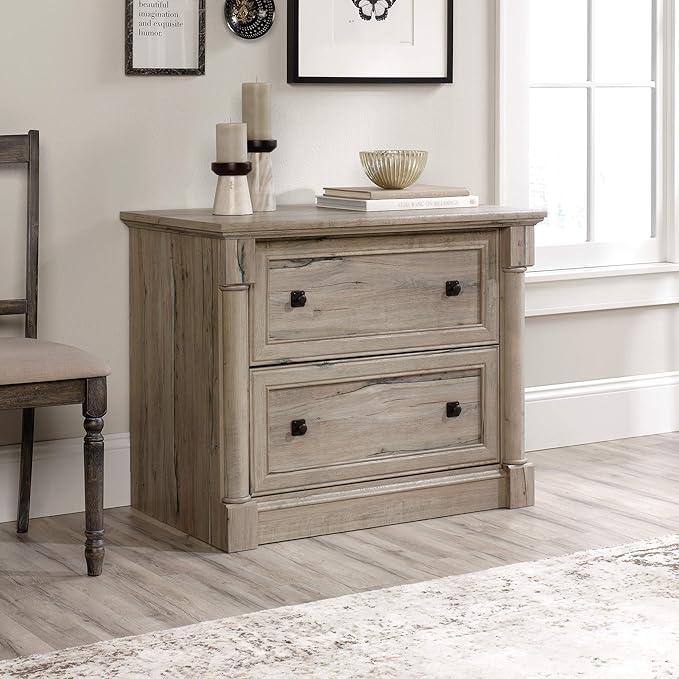 Sauder Palladia 2 Drawer File Cabinet, Lateral Filing Cabinets - Image 8