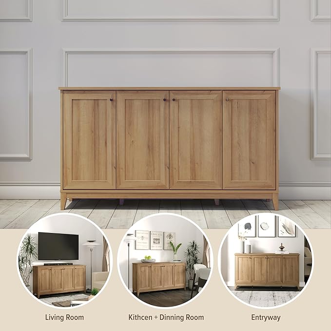 Prepac Yaletown 4 Panel Door Console Table - Image 4