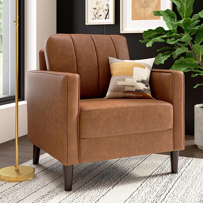 Bush Home 32-inch Accent Chair, Living Room Furniture, Max Collection, Buffed by BushHome