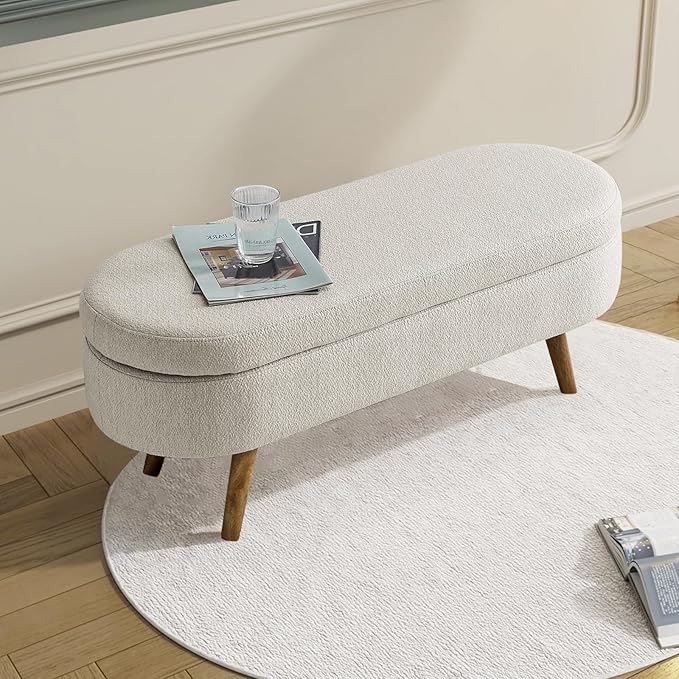 NicBex Ottoman Bench with Storage - Image 6