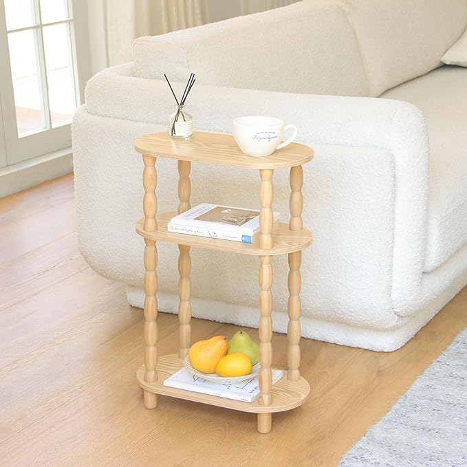 MaxSmeo Narrow End Table, Small Narrow Side Table - Image 2
