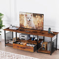 TV Stand with Drawers and Power Outlet by eiskah