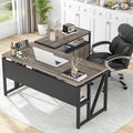 Tribesigns L Shaped Desk with Drawer Cabinet, 2 Piece Home Office Furniture by Tribesigns