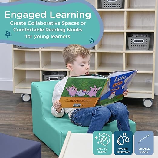Children's Factory Library Lounger, Flexible Seating Classroom Furniture - Image 4