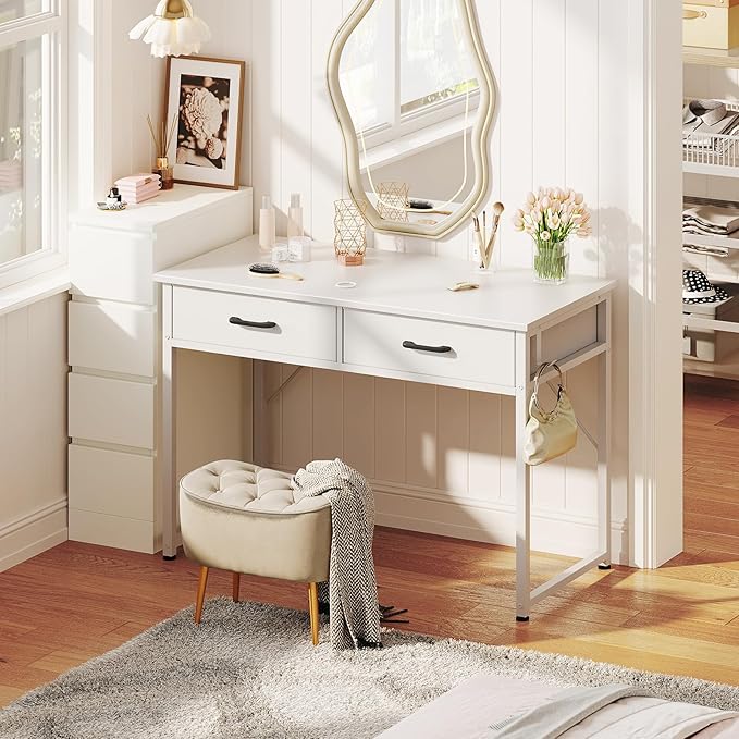 Casaottima 40 Inch Small Office Computer Desk - Image 8