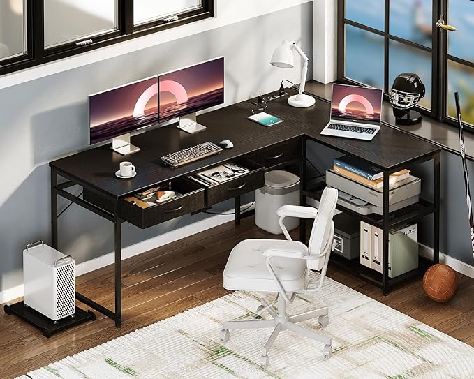 AODK 61 Inch L Shaped Computer Desk - Image 2