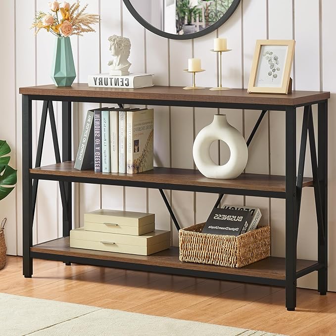 HOMISSUE Entryway Console Table, Rustic Console Table by Homissue