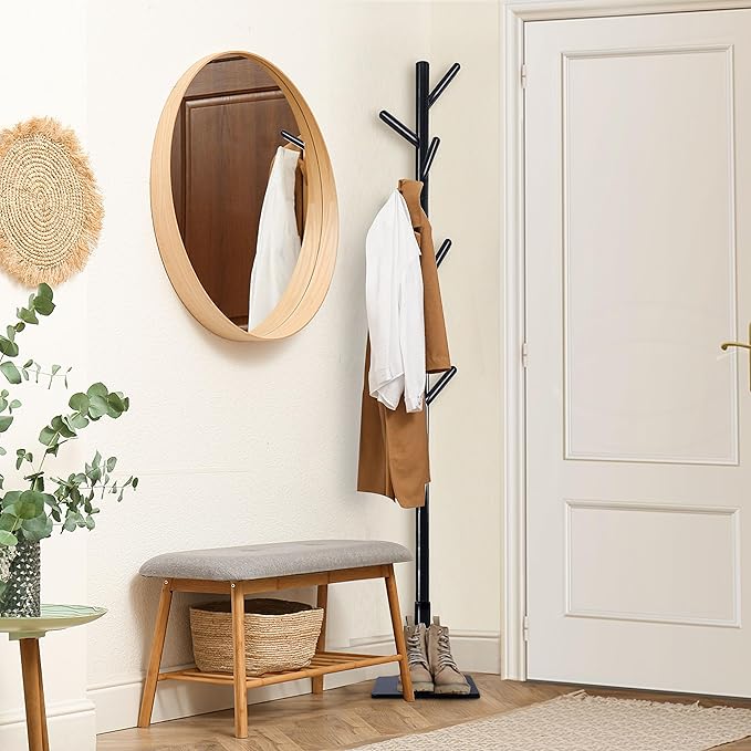 Yawinhe Coat Rack, Sturdy Woode Stand Tree - Image 4