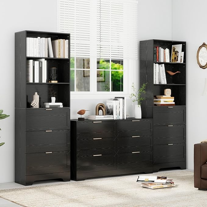 Modern Black Bookshelves and Bookcases - Image 9
