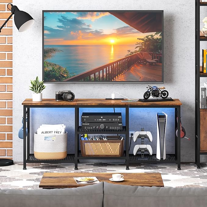 YGEOMER TV Stand Entertainment Center - Image 8