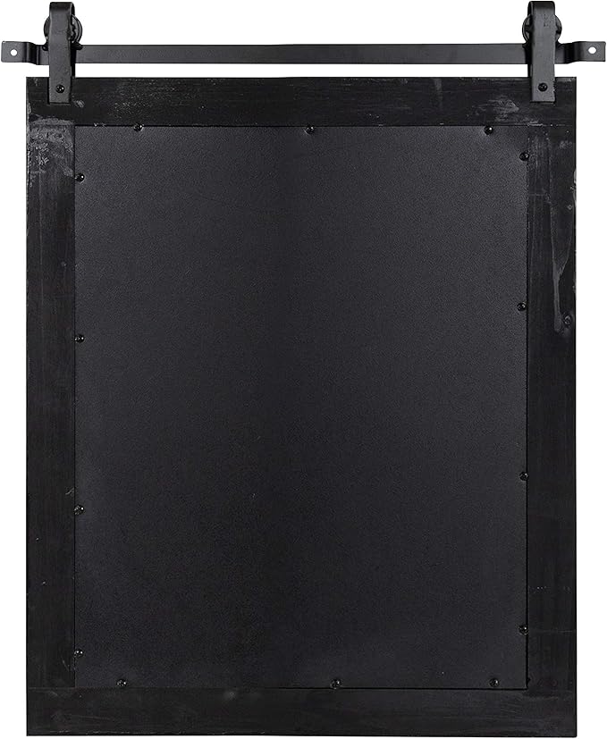 Kate and Laurel Cates Farmhouse Wood Framed Wall Mirror, 22 x 30, Barn - Image 5