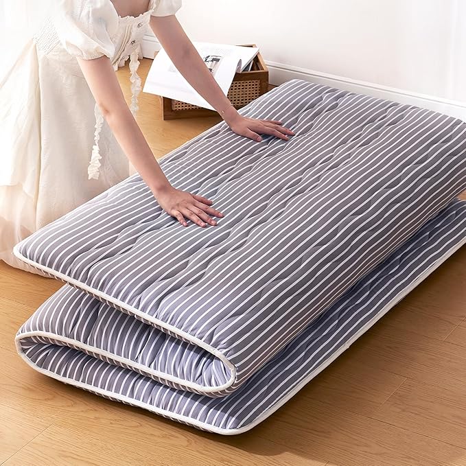 Premium Foam Japanese Floor Mattress Futon Mattress, 100% High Density by Jzbearapt