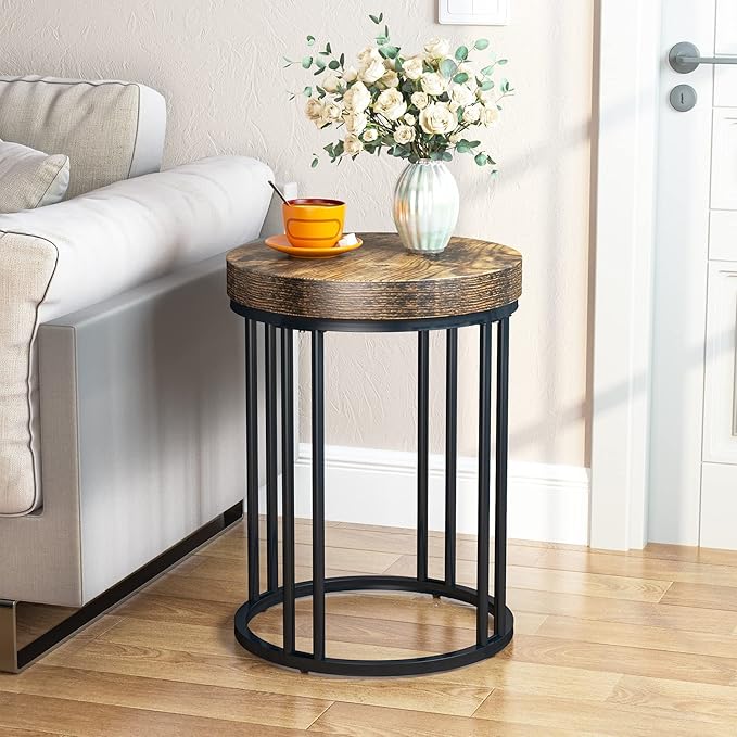 LITTLE TREE Round Side Table, End Table - Image 4