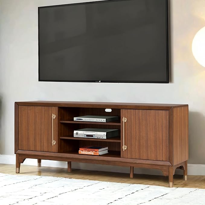 Furniture of America Forma Mid-Century Modern 70-inch TV Stand - Image 2