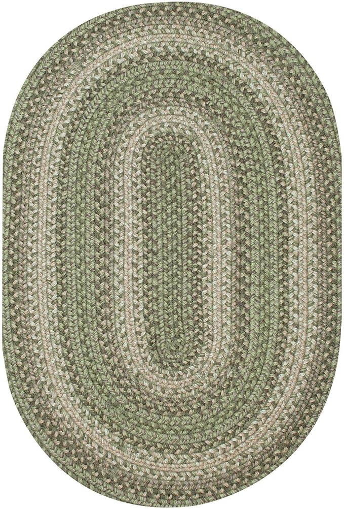 Homespice Grassland Oval Braided Rug 5x8' - Image 9