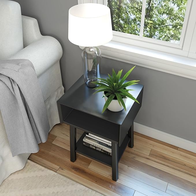 Plank+Beam Wooden Side Table - Image 6