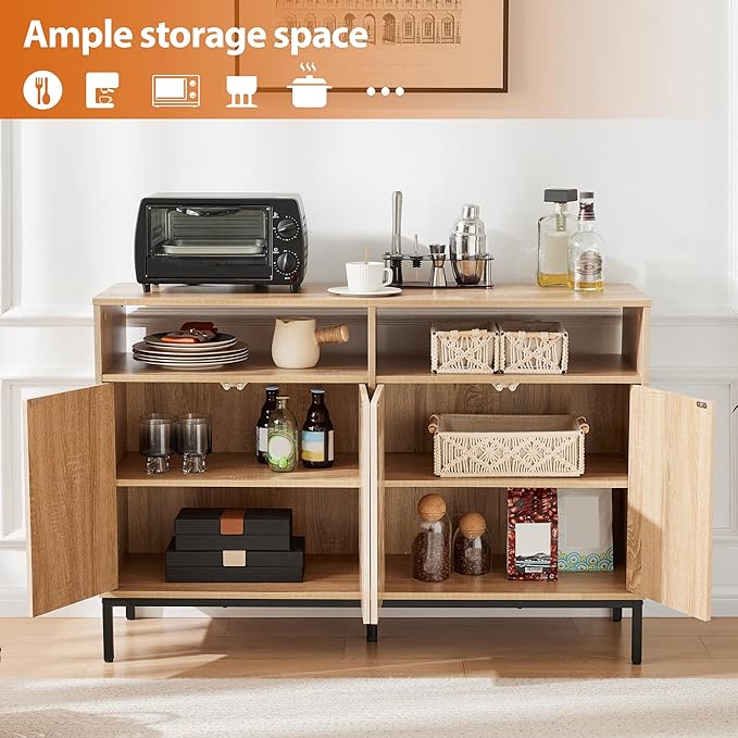 Farmhouse Buffet Sideboard Cabinet - Image 6