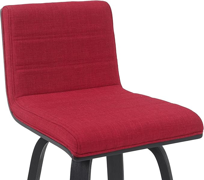 Armen Living Vienna Modern Swivel 26" Counter Height Barstool - Image 5