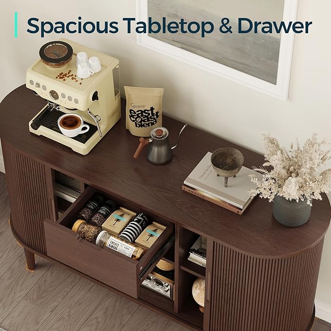 LINSY HOME Sideboard Buffet Cabinet - Image 5